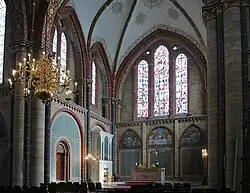 Vue de la croisée au chœur oriental