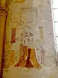Peinture murale dans la 1re&nbsp;travée de la chapelle du Rosaire.