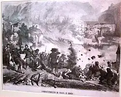 Bersagliers à la bataille de Vezza d'Oglio&nbsp;(it) (1866).