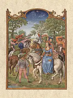 Brevarium Grimani (fol. 6v), livre d'heures flamand.