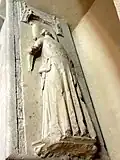 Gisant du XIVe&nbsp;siècle.