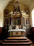 Le maître-autel de l'église Notre-Dame de Brie.