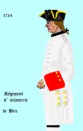 régiment de Brie de 1734 à 1762