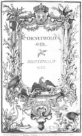 Frontispice de l’Ornithologie (1760)