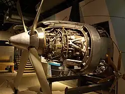 Bristol Proteus en exposition.