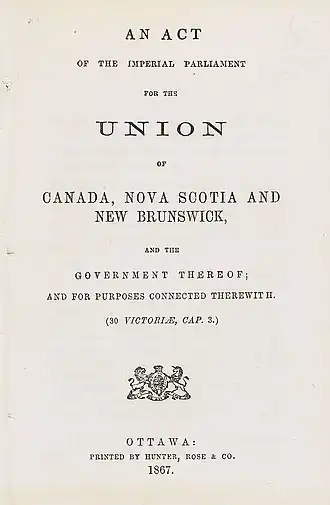 Image d'une page de garde rédigée en anglais.