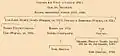 Extrait d'un arbre généalogique des Abarbanel, rédigé en cyrillique, av. 1906