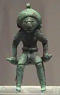 Figurine de bronze.