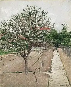 Gustave Caillebotte, Pommier en fleurs, v. 1885.