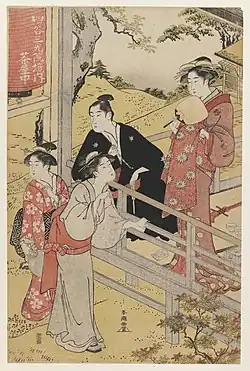 Maison de thé au temple Sankoin, Yotsuya (Yotsuya, Sankoin Keidai Cha-ya no Uchi?)