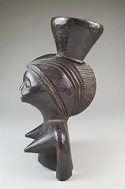 Mortier anthropomorphe.