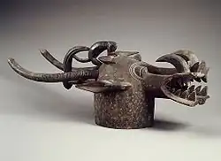 Masque Wabele, peuple Sénoufo, Musée de Brooklyn