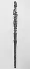 Sceptre sculpté. Sud-ouest Gabon