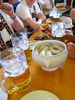 Brotzeit à l'Oktoberfest.