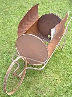 Brouette à feu – Vignes de Champagne.