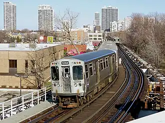 Image illustrative de l’article Ligne brune du métro de Chicago