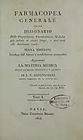 Farmacopea generale, 1814