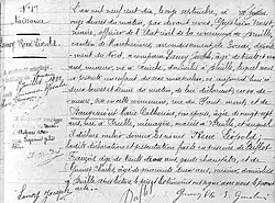 Son acte de naissance.