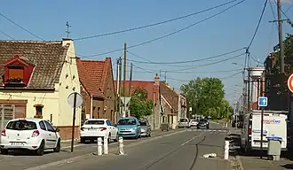 Rue Suzanne-Lanoy à Bruille-lez-Marchiennes.