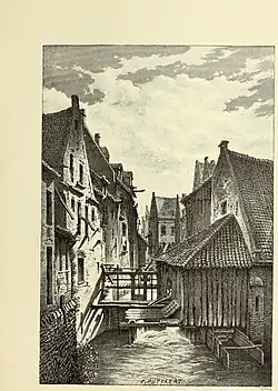 L'église et le bassin Sainte-Catherine.