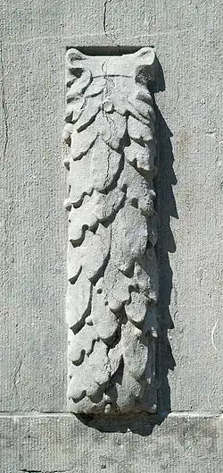 Feuilles de laurier et de chêne.