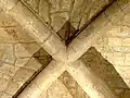 Sommet de voûte de la 2e&nbsp;travée.