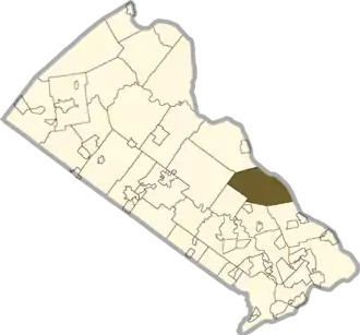 Localisation de Upper Makefield Township