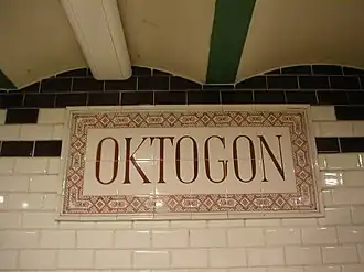 Panneau de la station