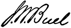 signature de James William Buel