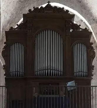 Buffet de l'orgue.
