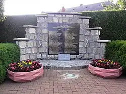 Mémorial (situé à Buire) des agents de la SNCF (dépôt de Hirson) 1939-1945.