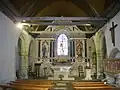 Chapelle Sainte-Anne : retable principal.
