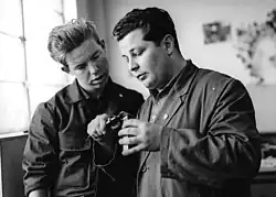 Enseignement professionnel chez Salzgitter AG, Basse-Saxe, avril 1961. Photo : Egon Steiner.