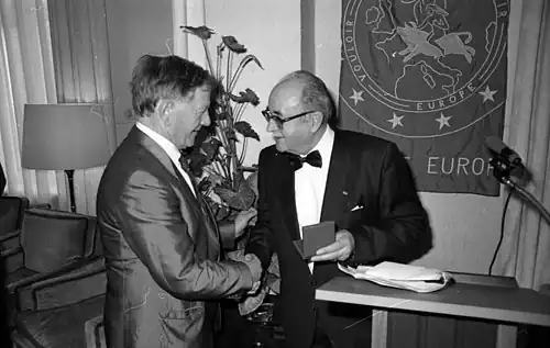 François Visine, à droite sur la photo.