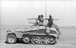 Le SdKfz 250 de commandement de Rommel.