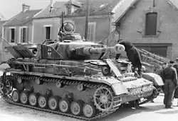 Photographie d'un Panzer.