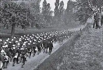 Kaisermanöver de 1888, dans l'Odenwald.