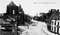 Centre-ville d'Aubers, juin 1915.