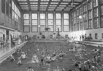 La piscine en 1951.