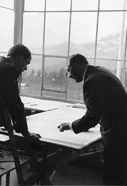 Hitler et Albert Speer.