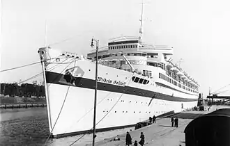 Le bateau de la KdF Wilhelm Gustloff, le 23 septembre 1939.