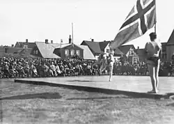 Combat de Glíma à Reykjavik.