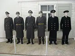 Uniformes de la Bundeswehr des années 1960.