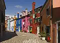 Burano et ses façades colorées