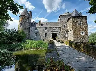 Château de Streversdorp, appelé aussi château De Graaf, vu de face
