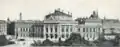 Le Burgtheater à Vienne, vers 1898.