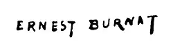 signature d'Ernest Burnat