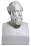 Bust of Dr. Dio Lewis by Edmonia Lewis, 1868.