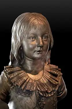 Louis Pierre Deseine, Buste du dauphin Louis-Charles de France, vers fin 1789, début 1790 .