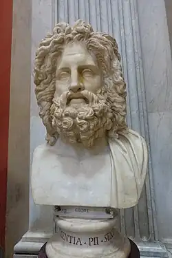 Le Zeus d'Otricoli. Musées du Vatican.